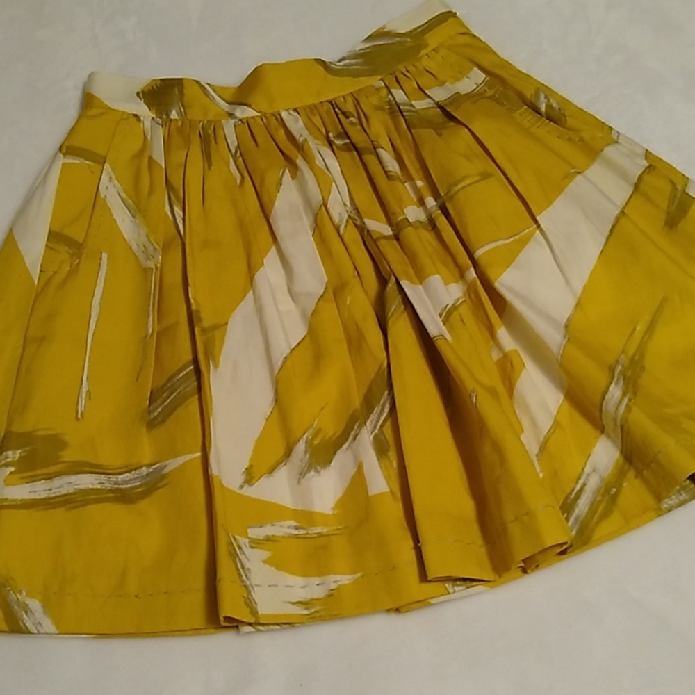 Mint' Skirt Jodi Arnold golden yellow